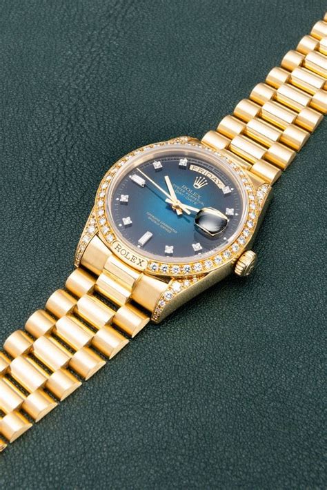 rolex president oro giallo e diamanti